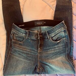 Torrid Bombshell Dark Blue Skinny Jeans